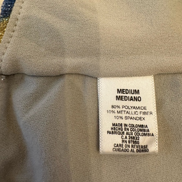 Luli Fama One Shoulder Dress - Blue, Yellow, . 🔥🔥🔥🔥 - Picture 8 of 12